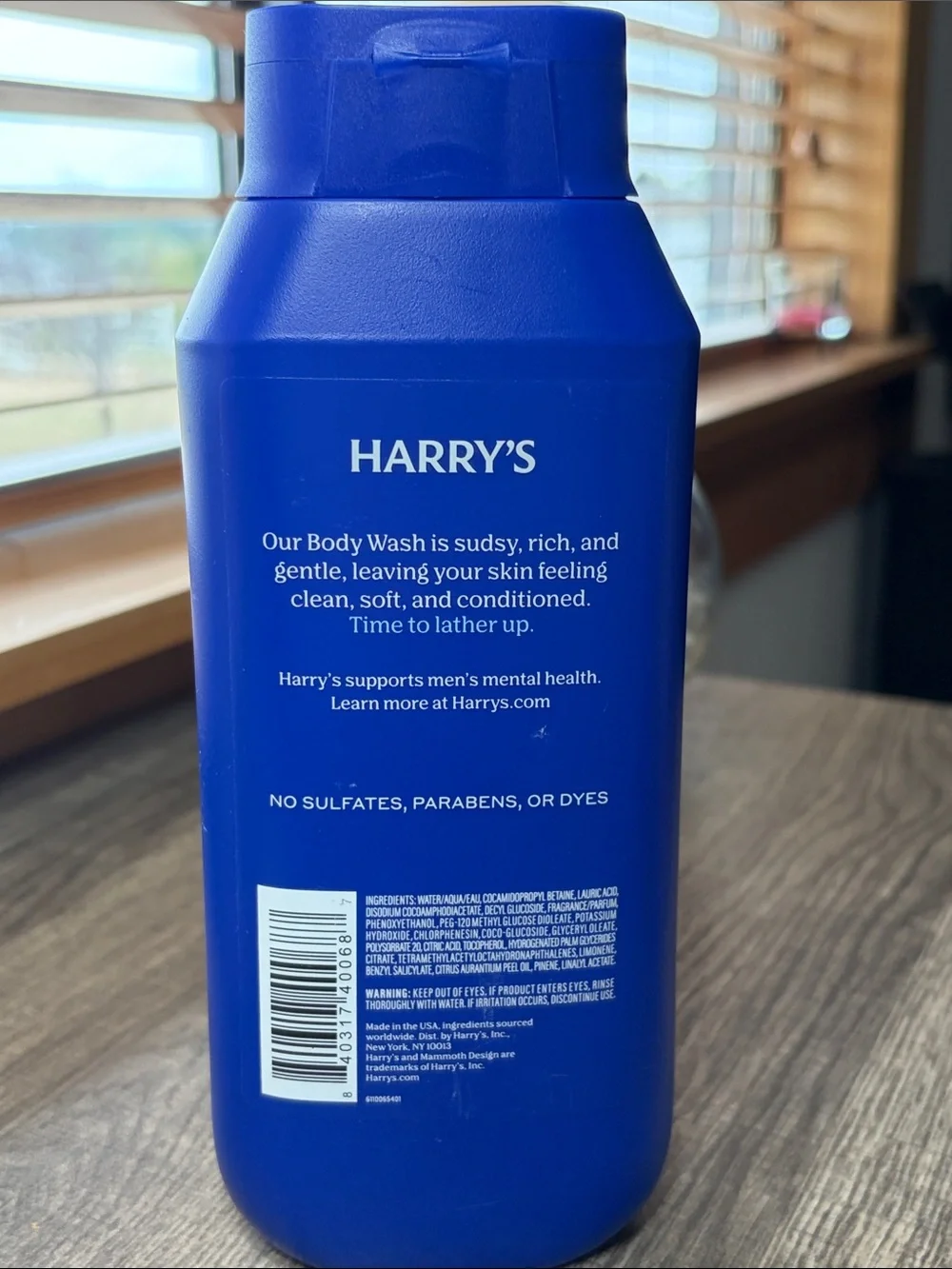 🪻5 for $35🪻Harry’s Stone Charcoal & Lime Body Wash